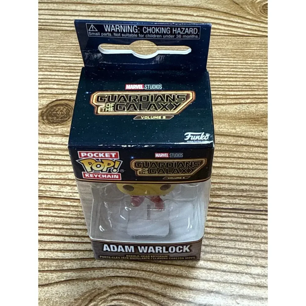 New FUNKO POP! KEYCHAIN: Guardians of the Galaxy - Adam Warlock Gift BTS